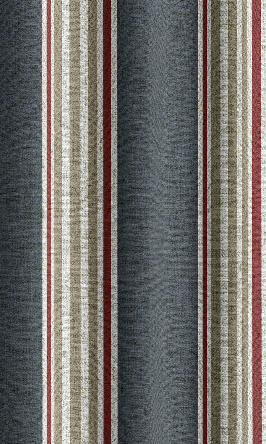 Modern Geometric Print Blinds (Grey/ Red)