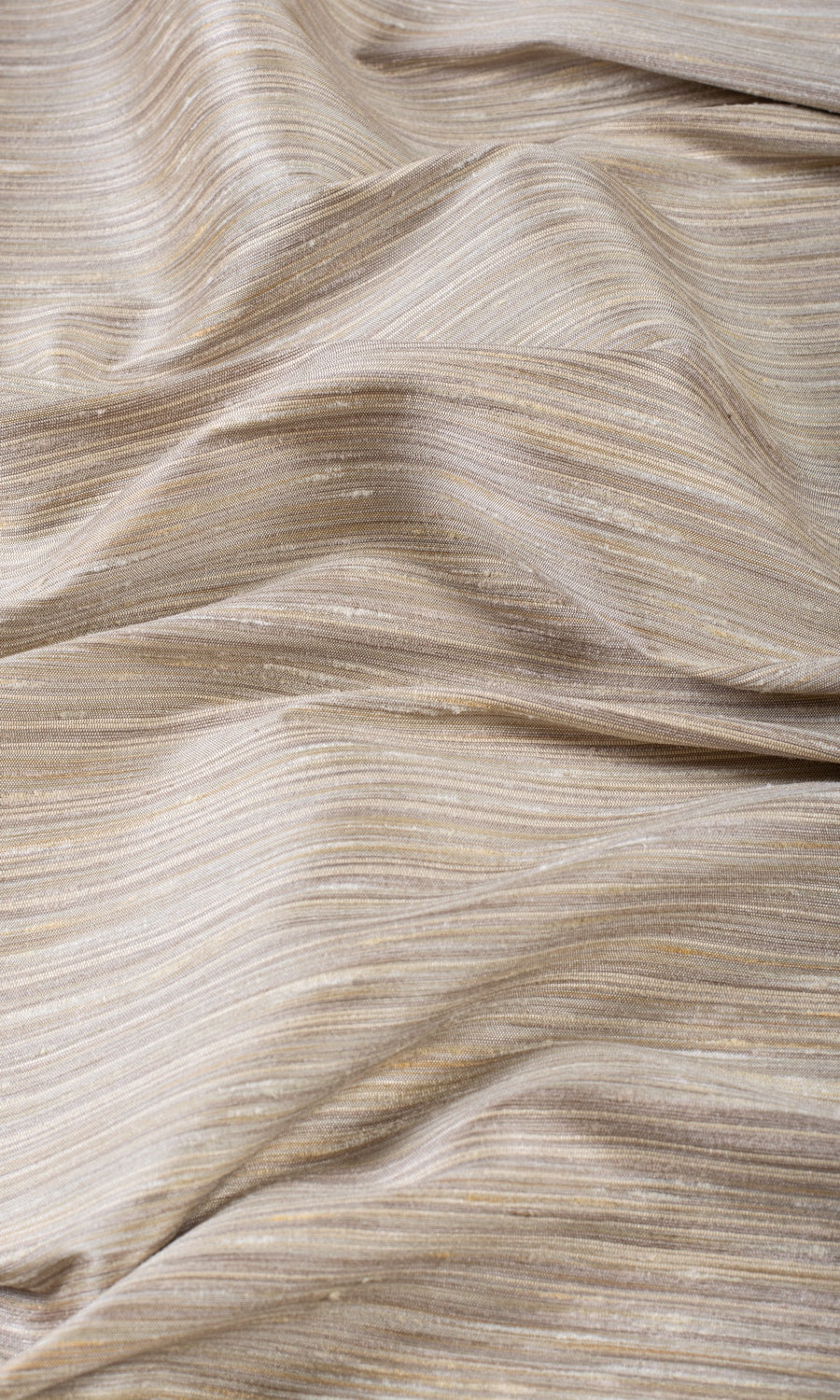 Faux Silk Made-to-Measure Roman Blinds (Sepia Beige)