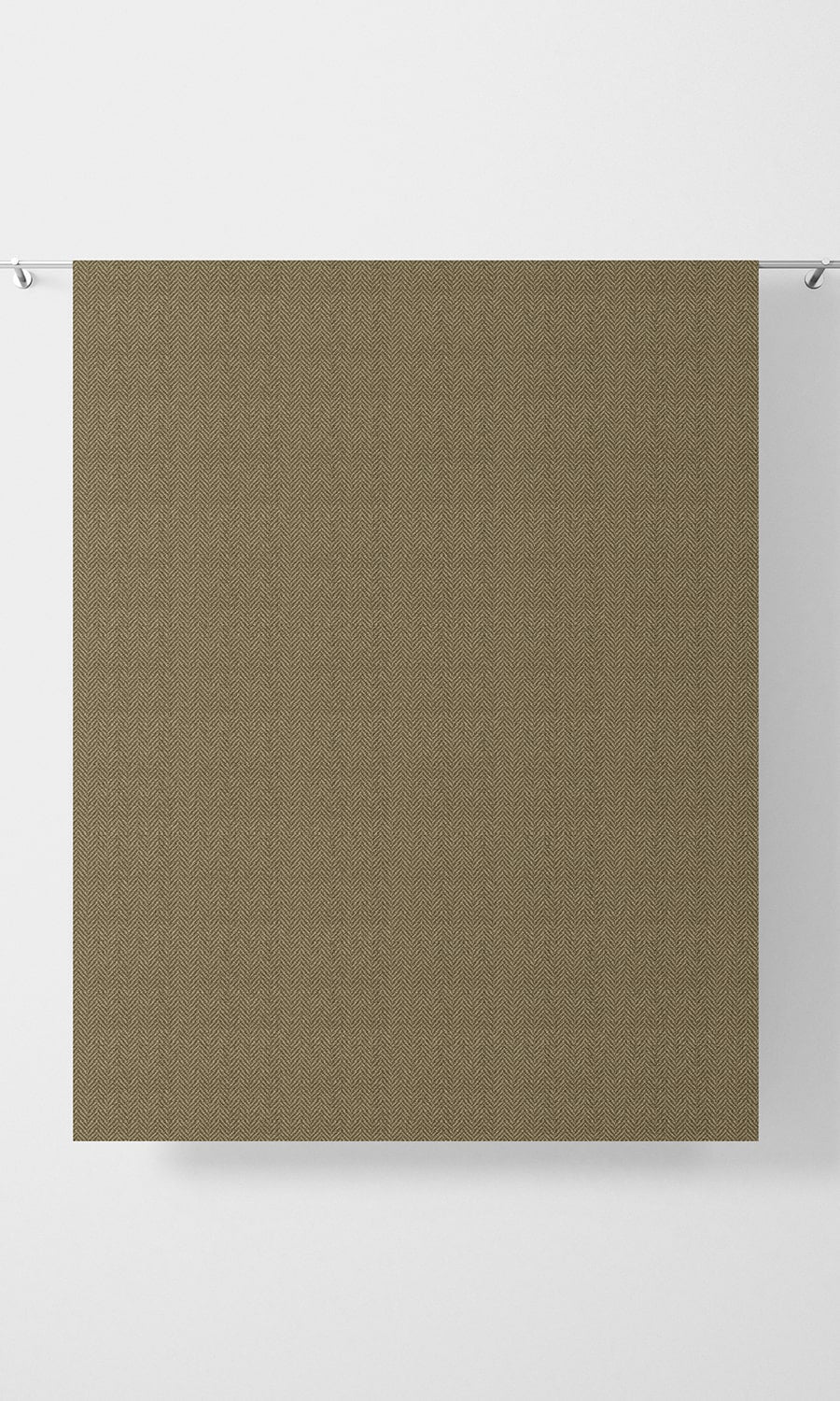 Herringbone Textured Free Fabric Material Sample (Olive Green)