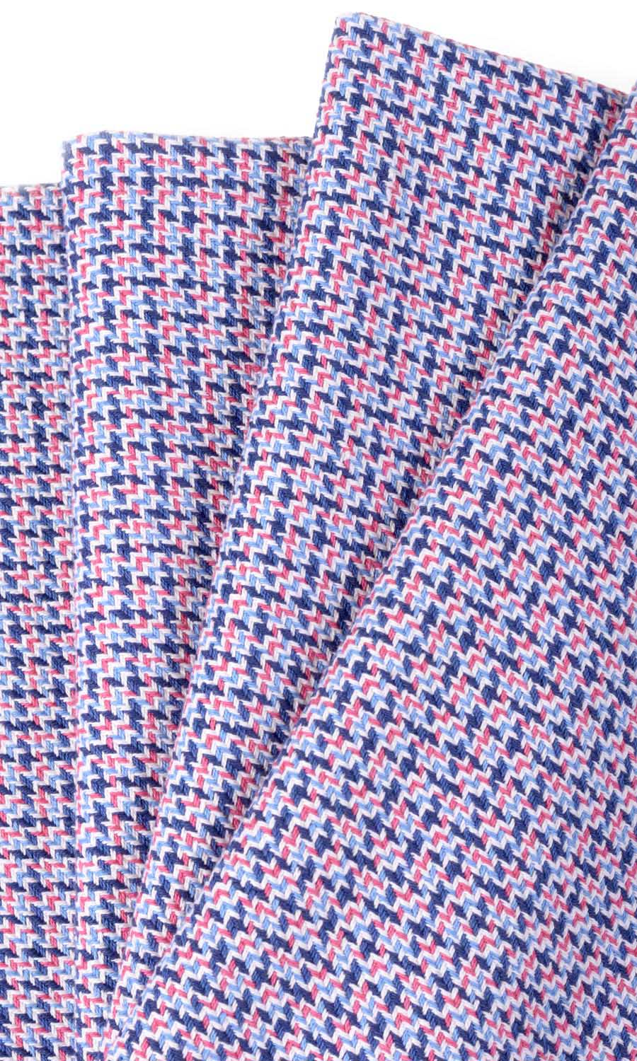 Basketweave Fabric Material By the Metre (Violet/ Purple/ Pink)