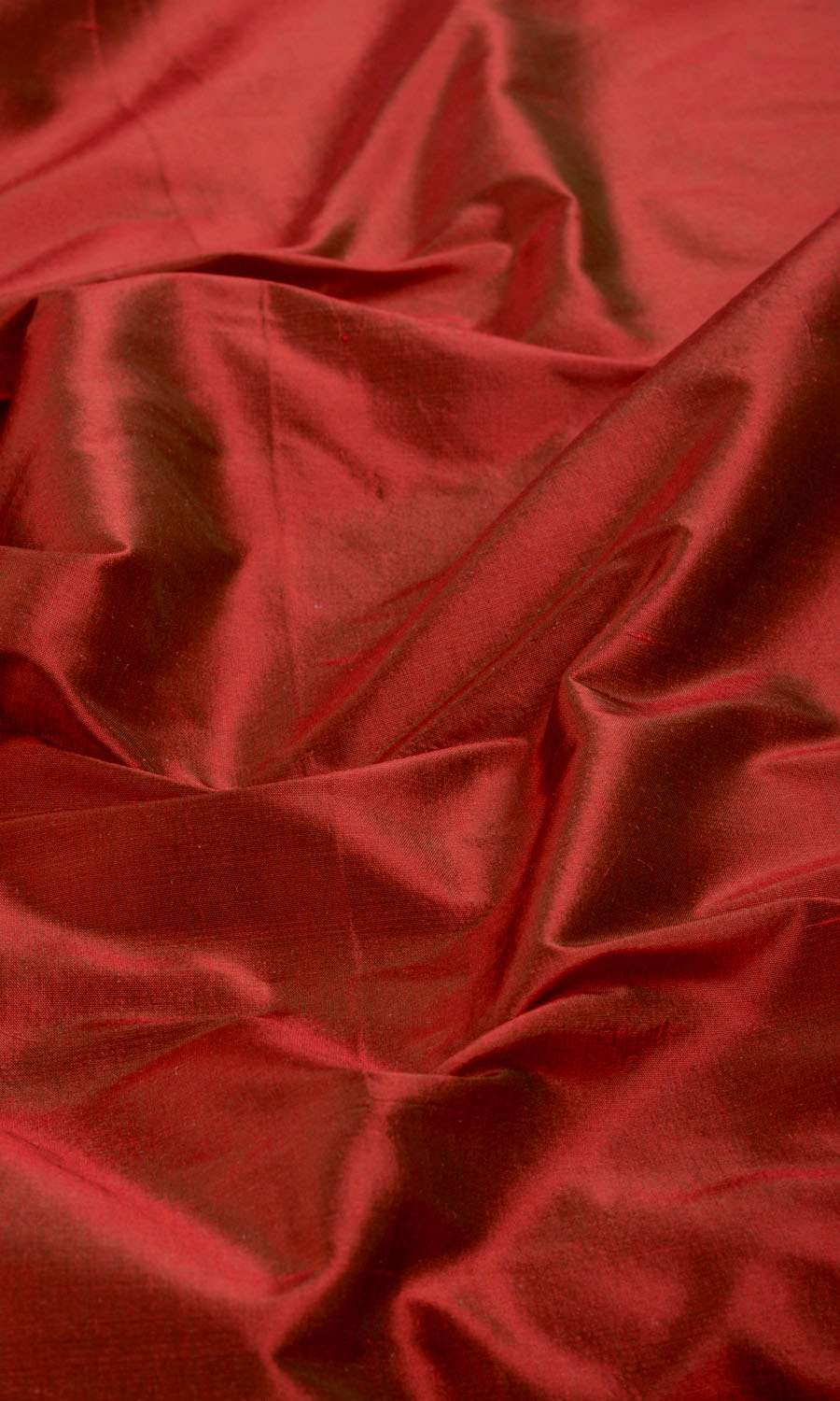 Shantung Silk Roman Blinds & Window Shades (Copper Red)