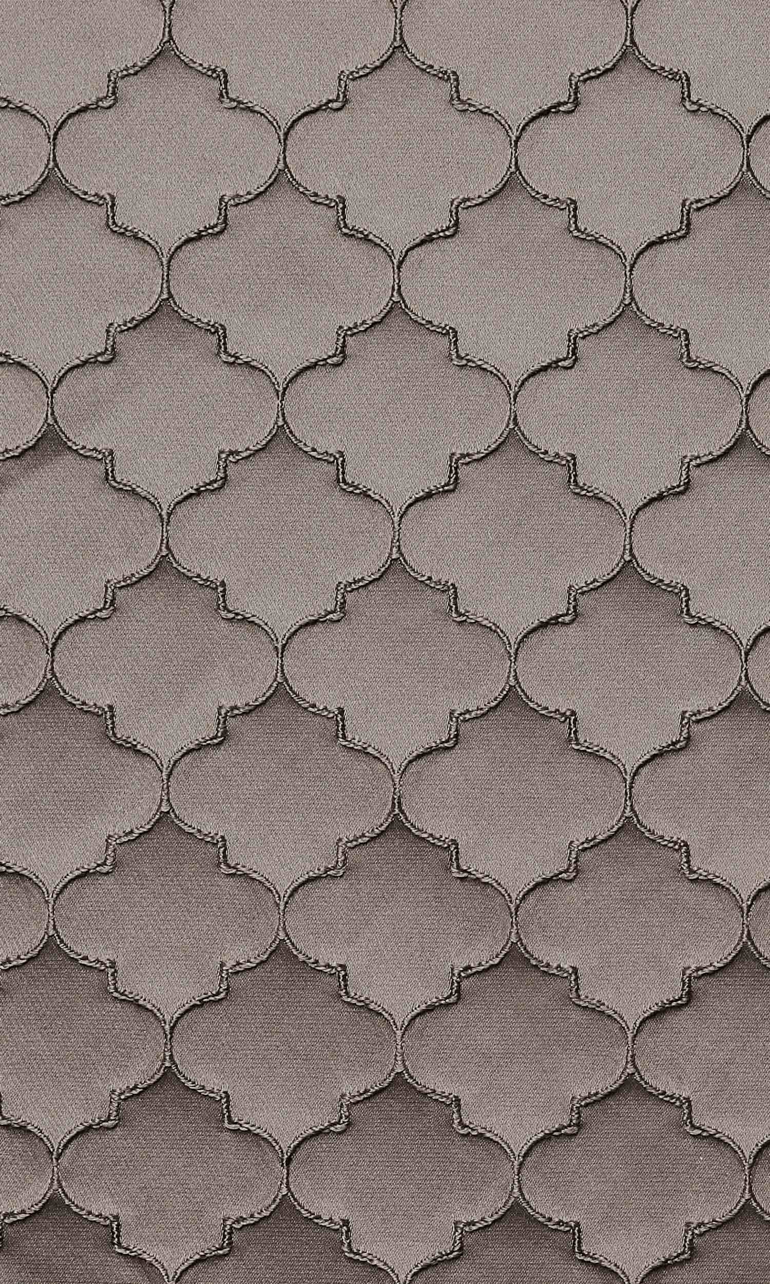 Silk Blend Home Textile Fabric Material Sample (Coffee Brown)