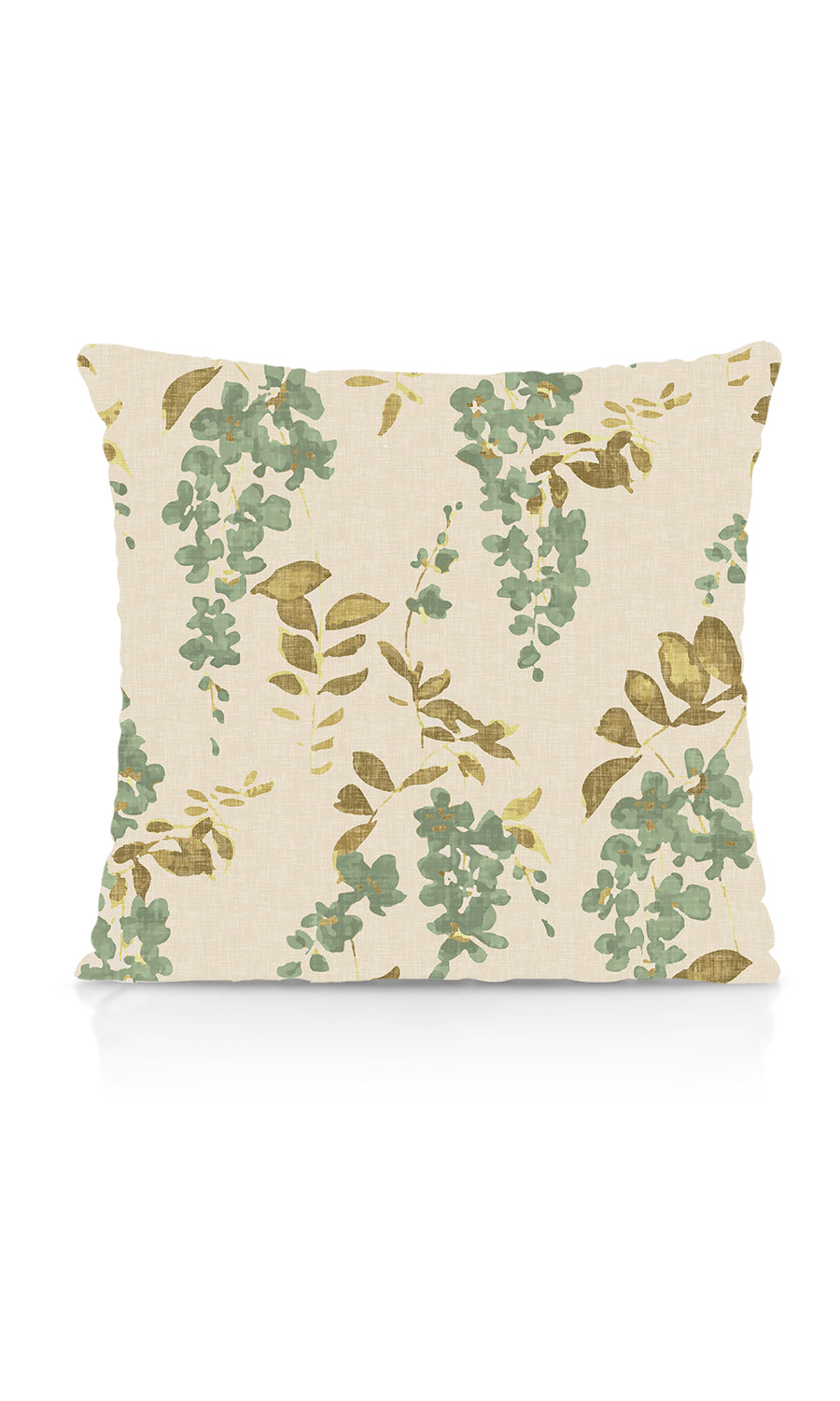 Dimout Floral Blinds (Green/ Grey) Extra Long Short Wide
