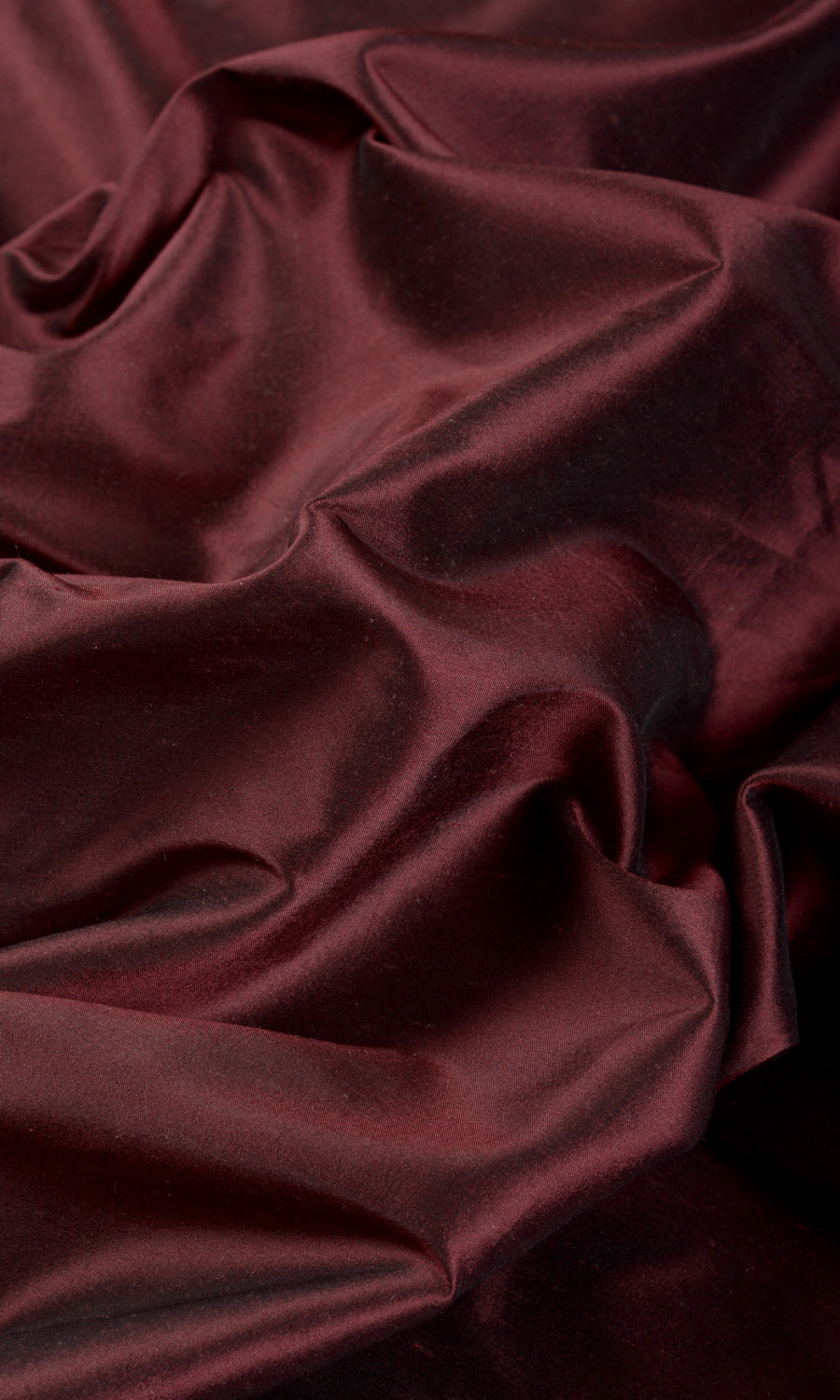 Shantung Silk Fabric By the Metre for Roman Blinds & Shades (Wine Red/ Maroon)