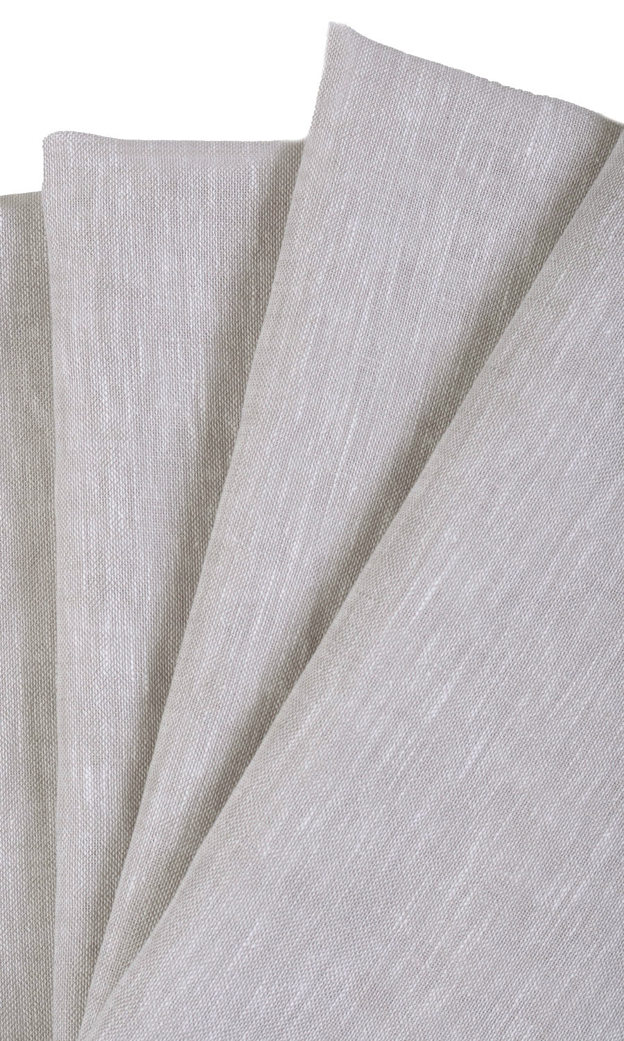 Linen Sheer Fabric By the Metre for Roman Blinds & Shades (Ash Gray/ Abalone Gray)