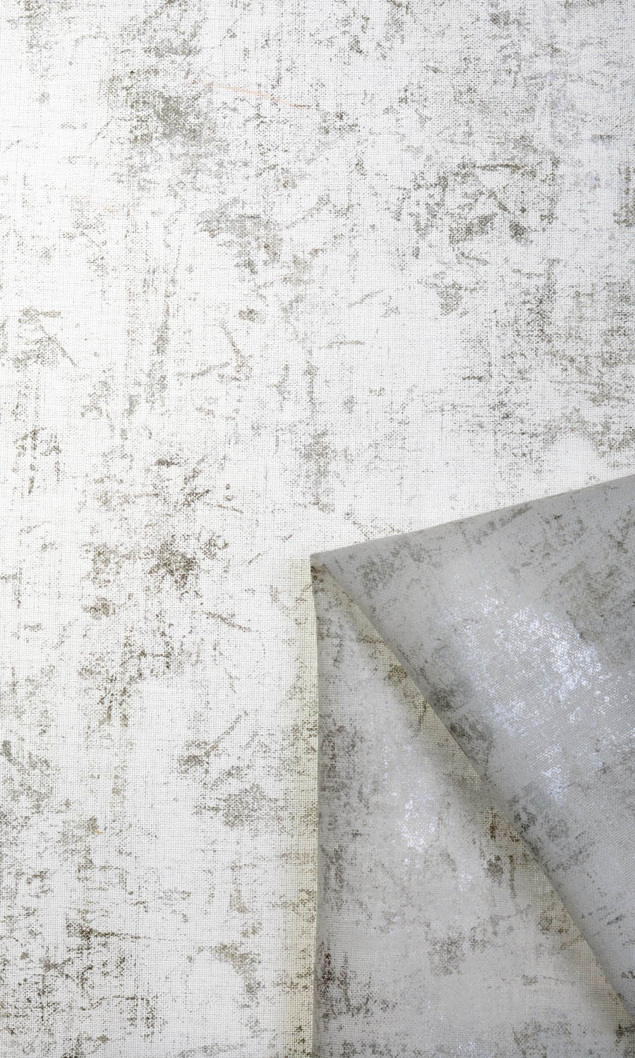 Sheer Any Size Style Roman Blinds (White/ Metallic Silver/ Grey)