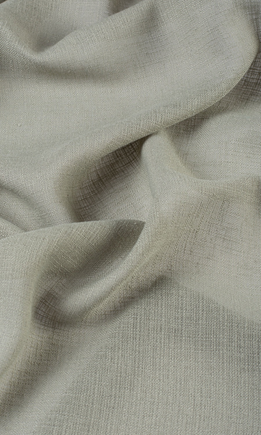 Textured Sheer Fabric Sample for Roman Blinds & Shades (Grey-Green)