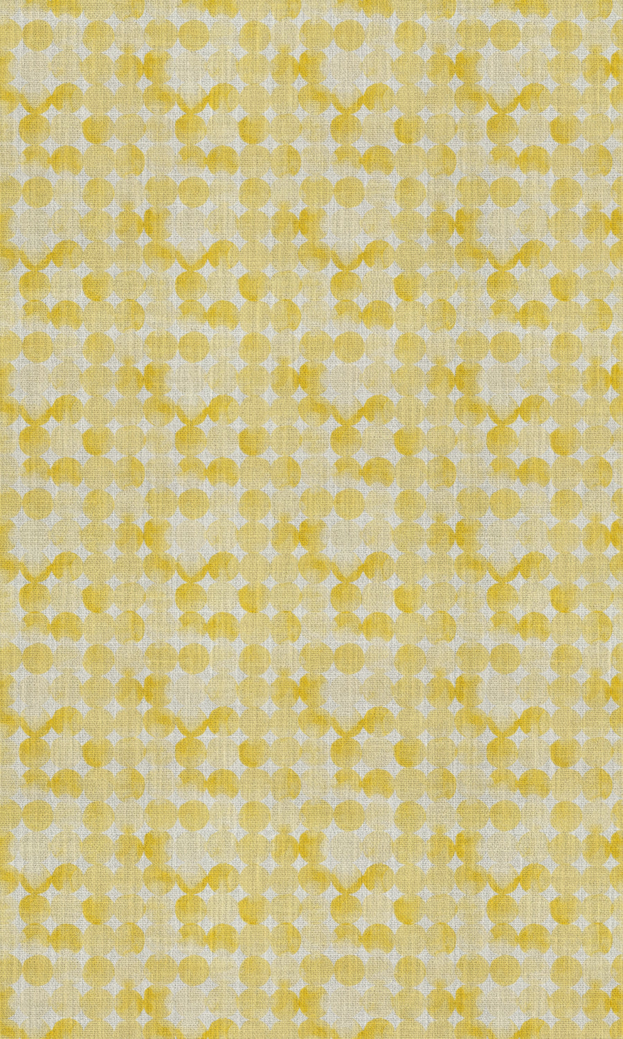 Polka Dot Blinds (Eggshell White/ Warm Yellow) Extra Long Short Wide
