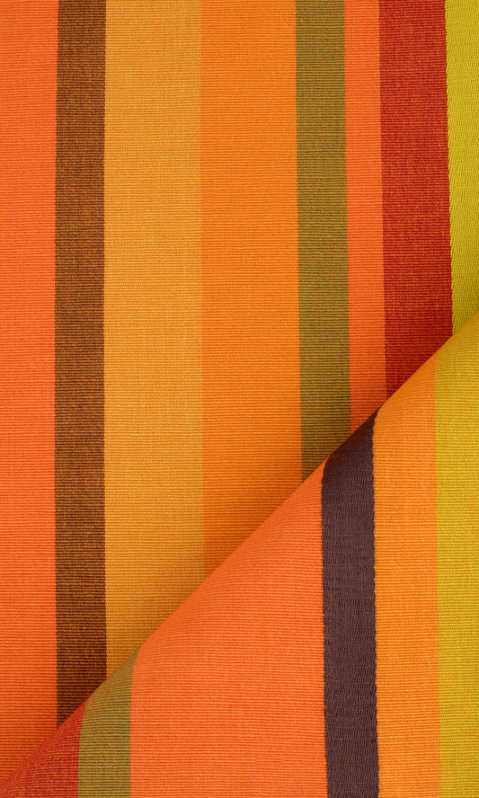 Cotton Home Décor Fabric Sample (Orange)