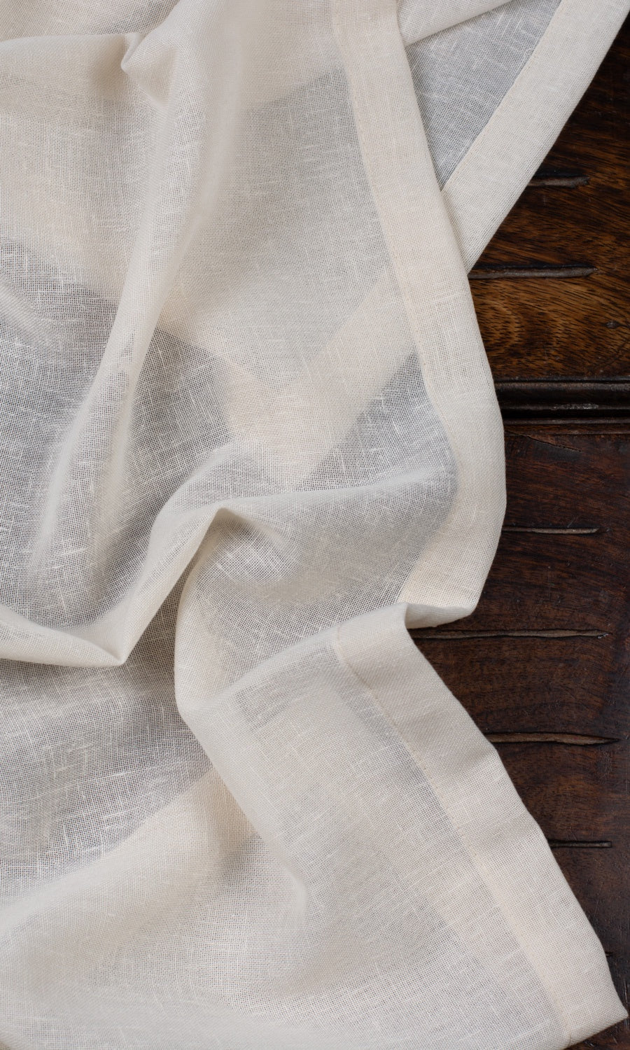 Plain Sheer Blinds (Warm Ivory/ Pale Beige) Extra Long Short Wide