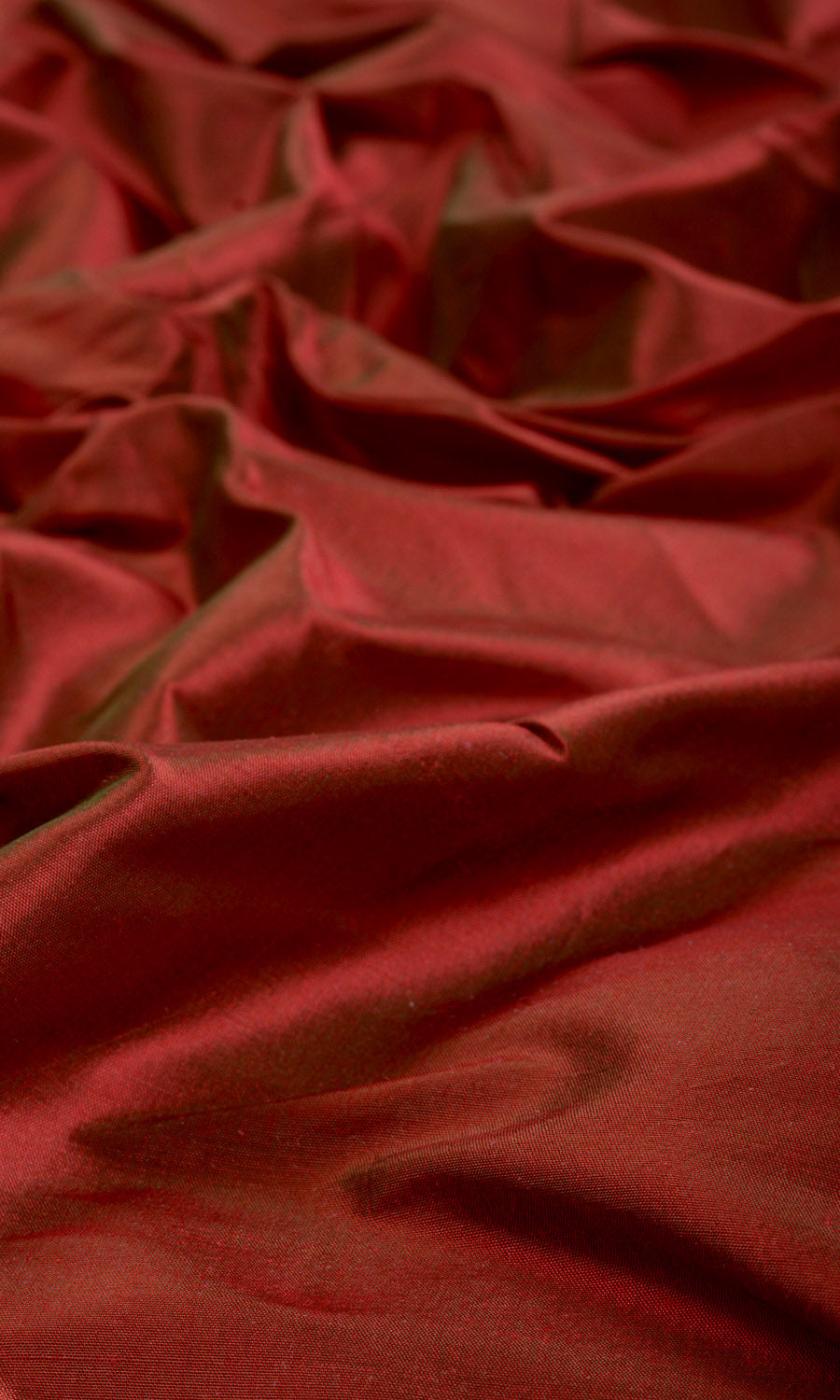 Shantung Silk Roman Blinds (Copper Red) Extra Long Short Wide