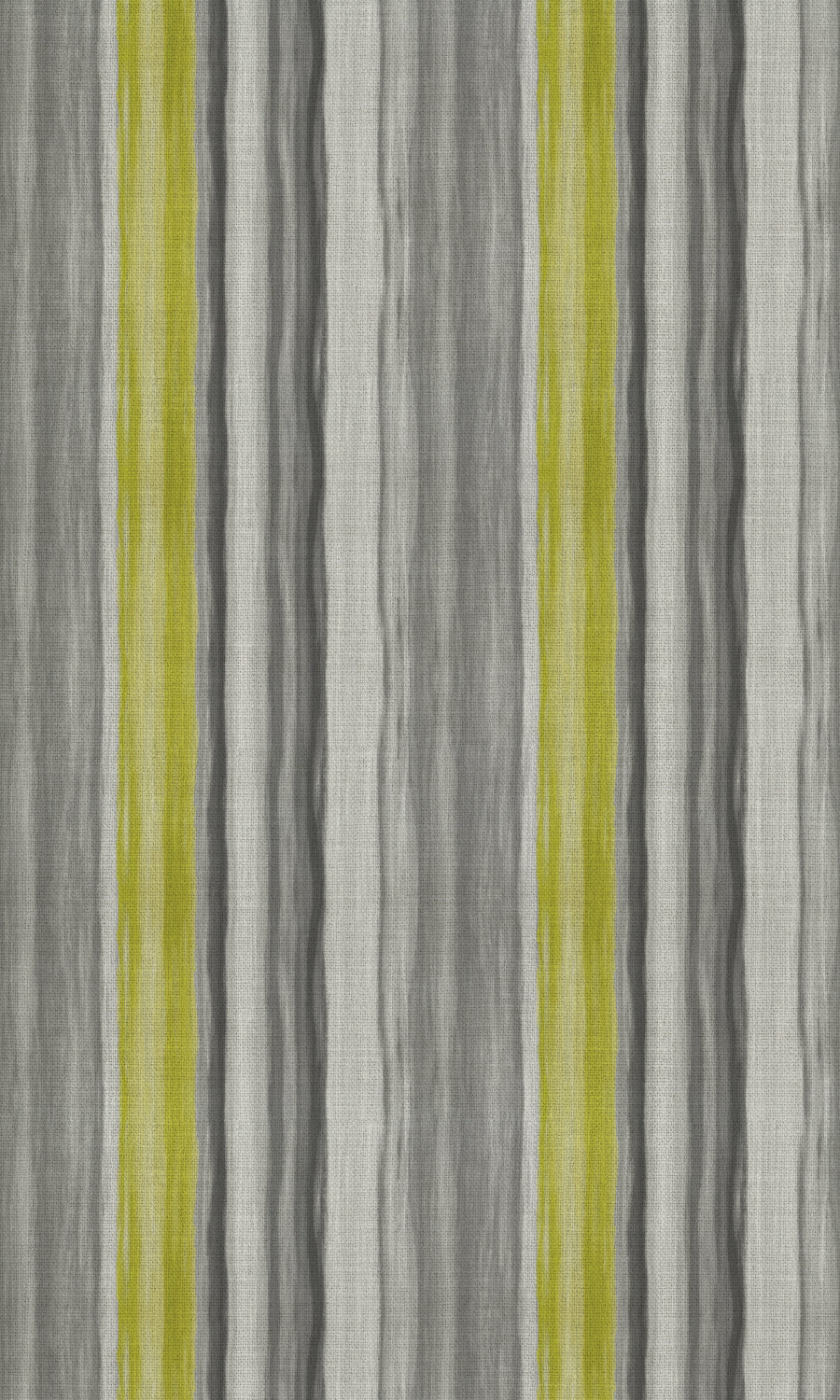 Modern Striped Fabric Material By the Metre (Pear Green/ Grey)