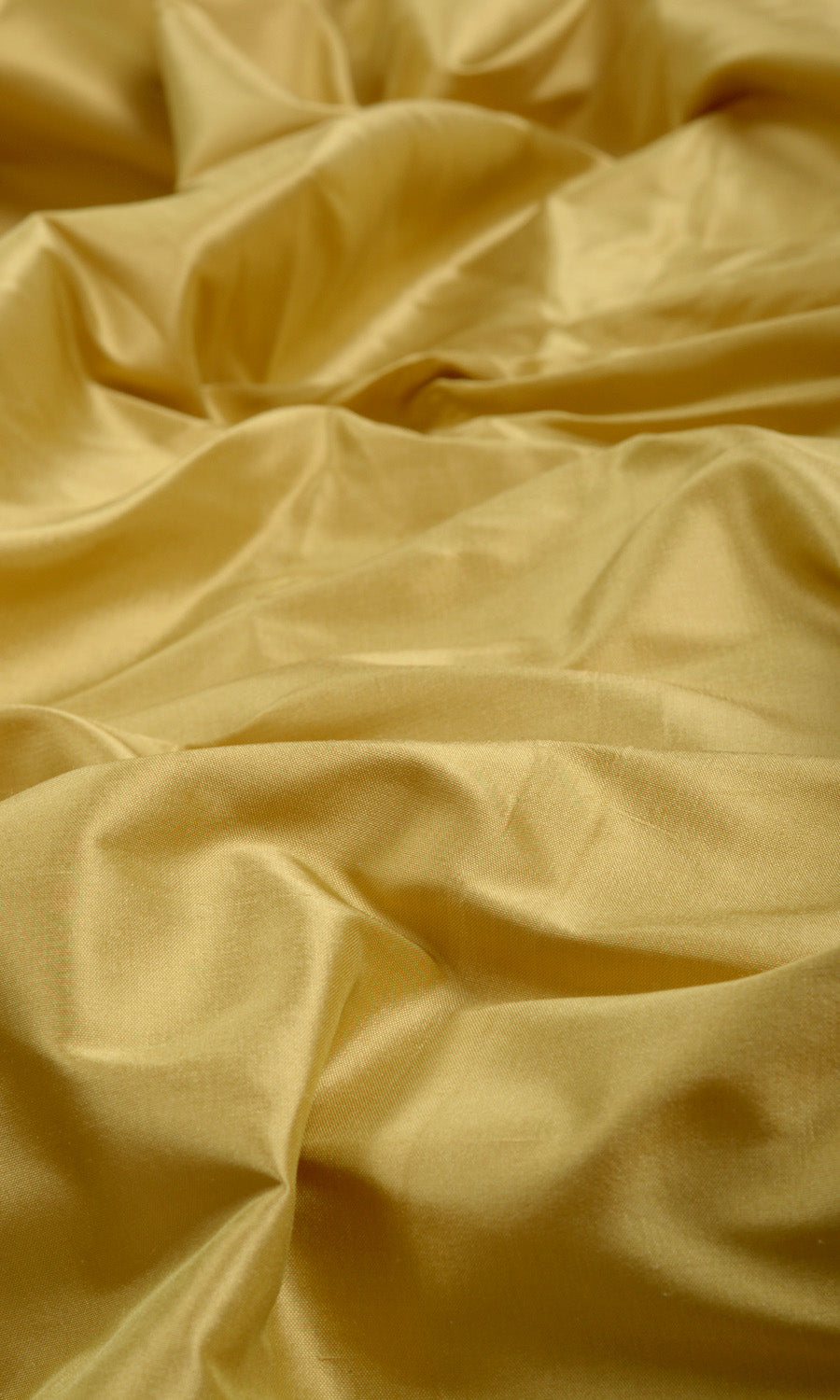 Shantung Silk Fabric Material By the Metre (Ochre/ Mustard Yellow)