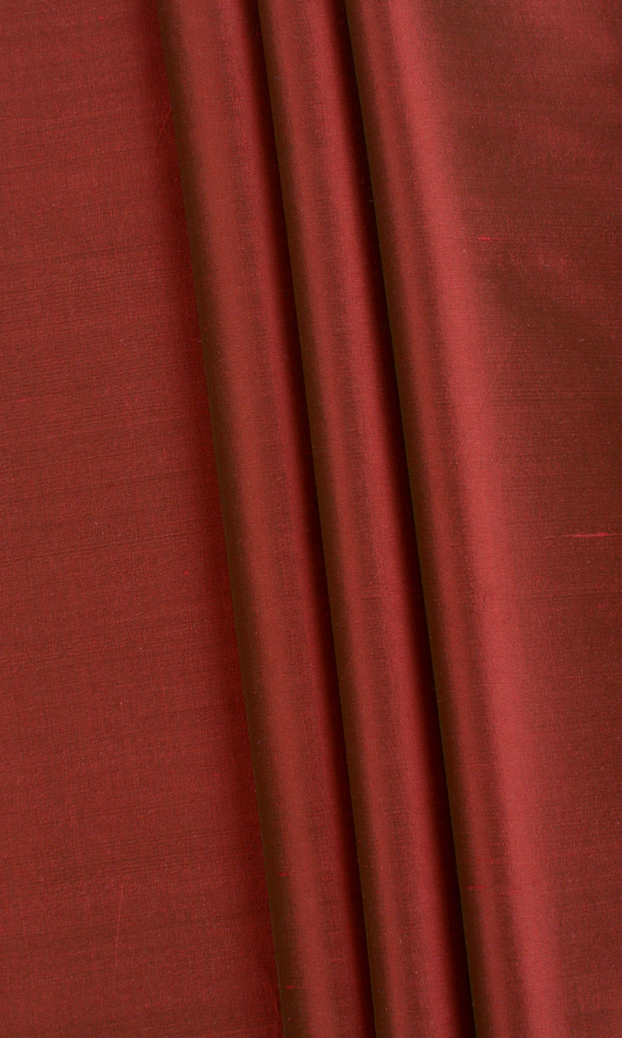 Shantung Silk Any Size Style Roman Blinds (Copper Red)