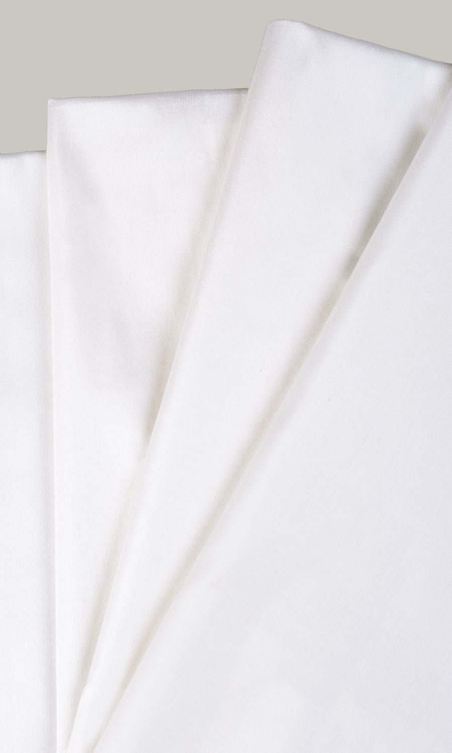 Shantung Silk Fabric Blinds (White) Extra Long Short Wide