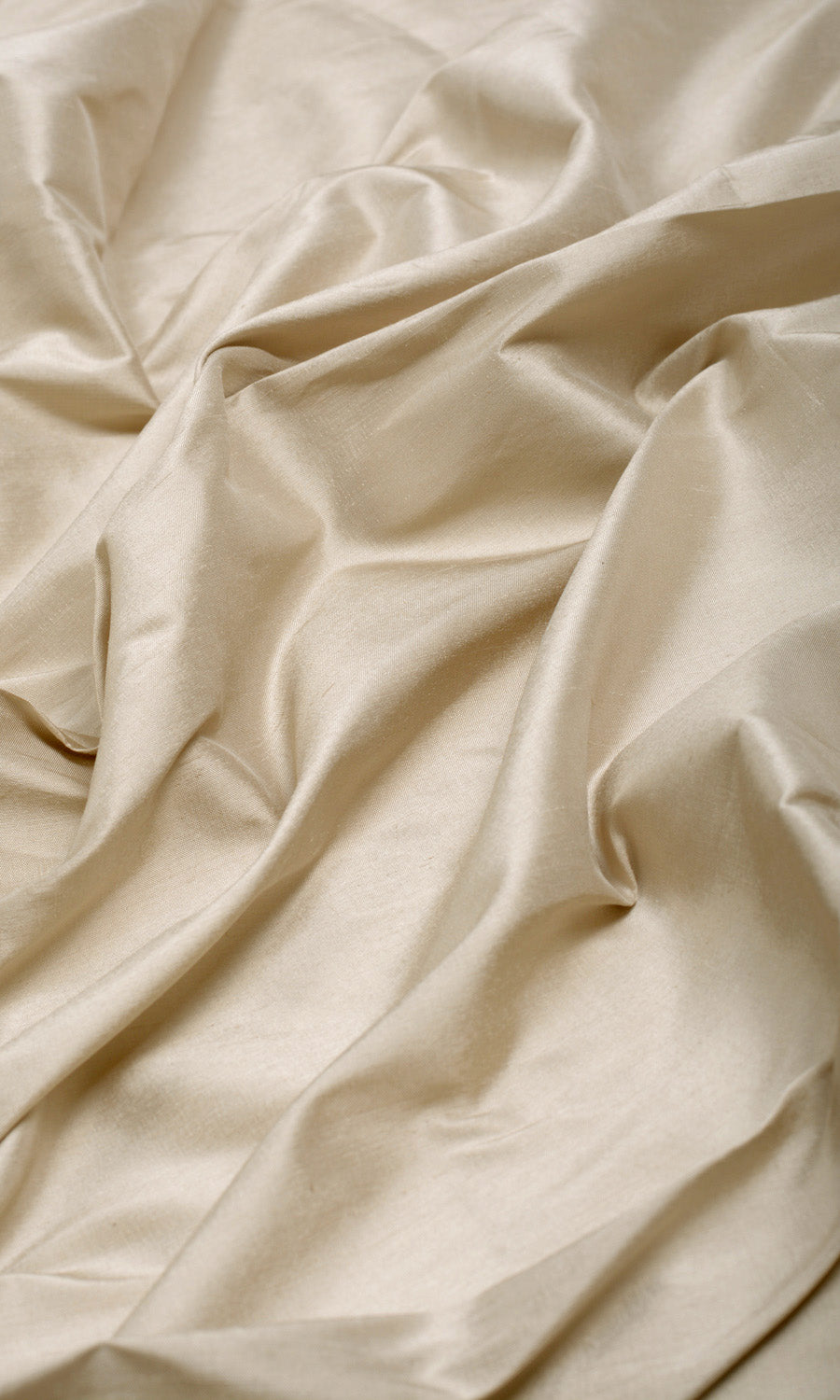 Shantung Silk Home Textile Fabric Material By the Metre (Wheat Beige)