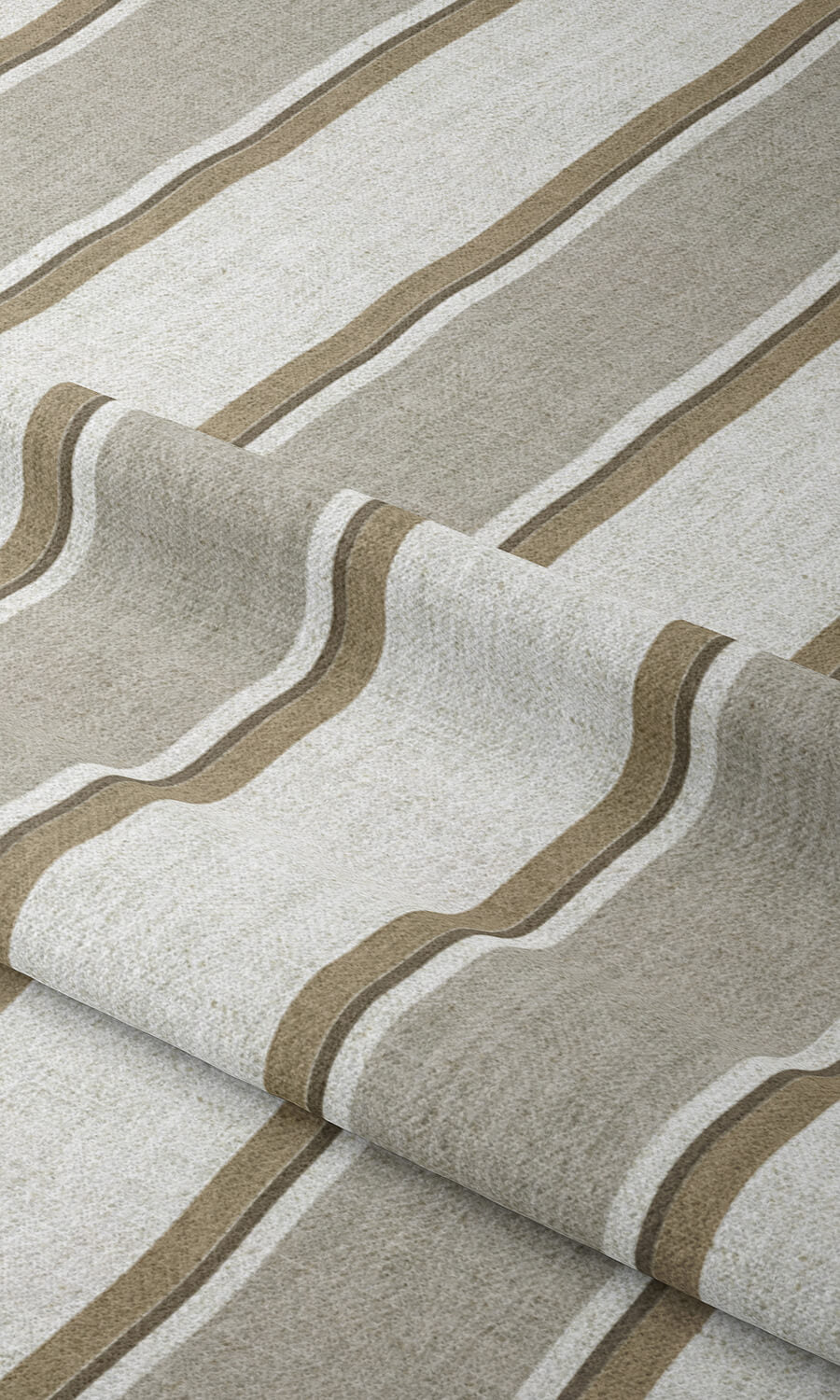 Striped Roman Blinds (White/ Brown/ Beige) Extra Long Short Wide