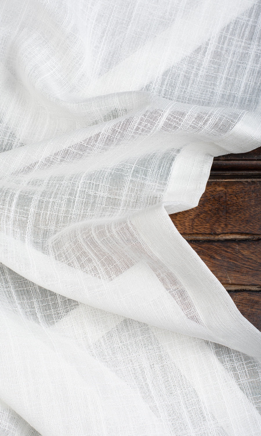 Plain Sheer Any Size Style Roman Blinds (White)