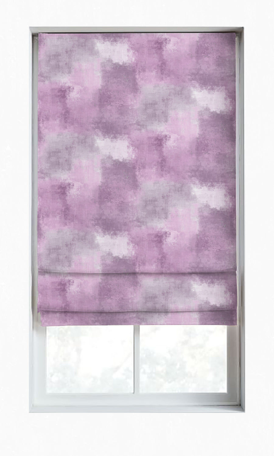 Dimout Fabric Blinds (Purple) for Living, Bedroom, Kitchen, Bathroom