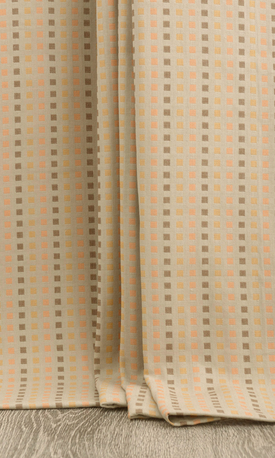 Cotton Flat, Plain, Fake, Faux, European Relaxed Roman Blinds (Beige/ Grey)