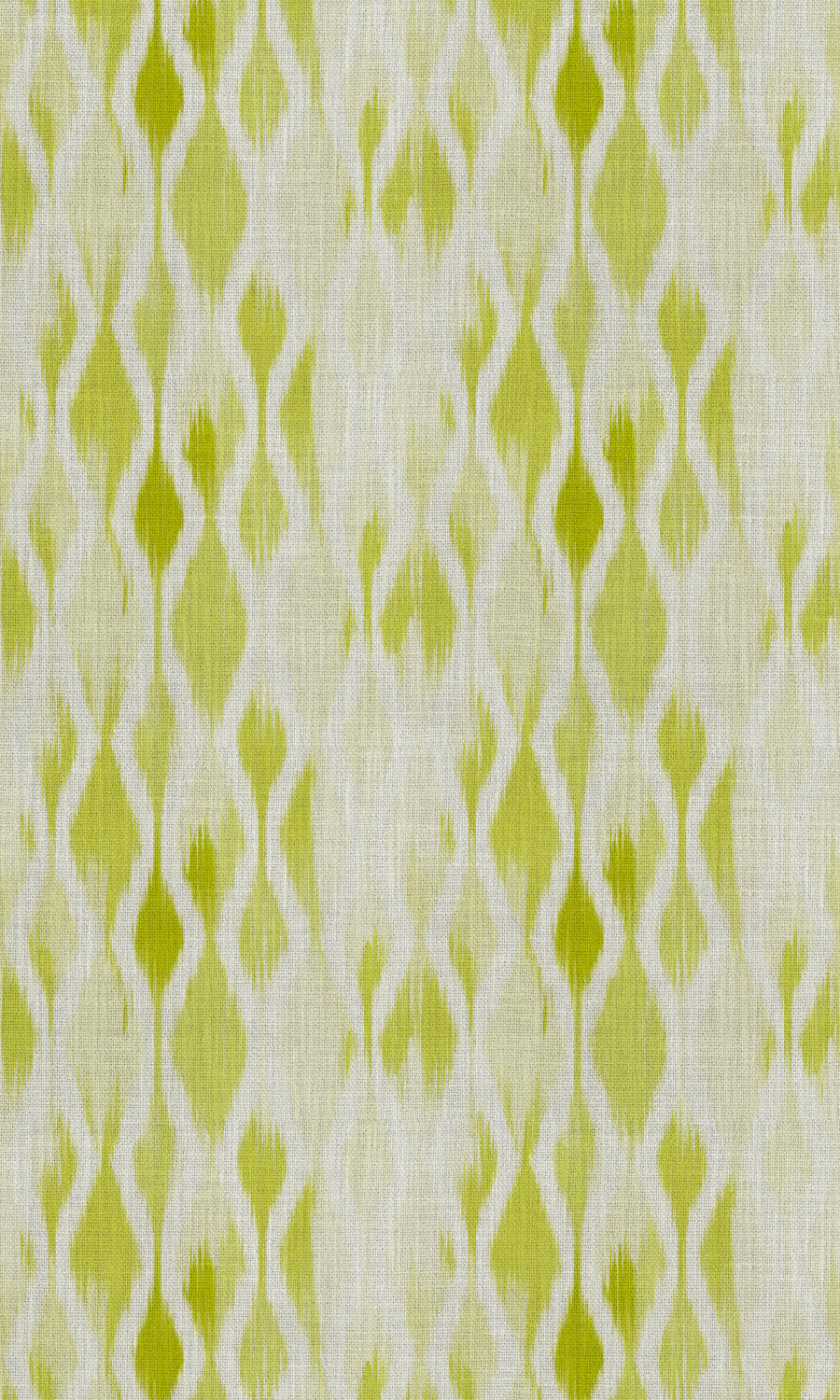 Ikat-Style Shades (White/ Pear Green) Extra Long Short Wide