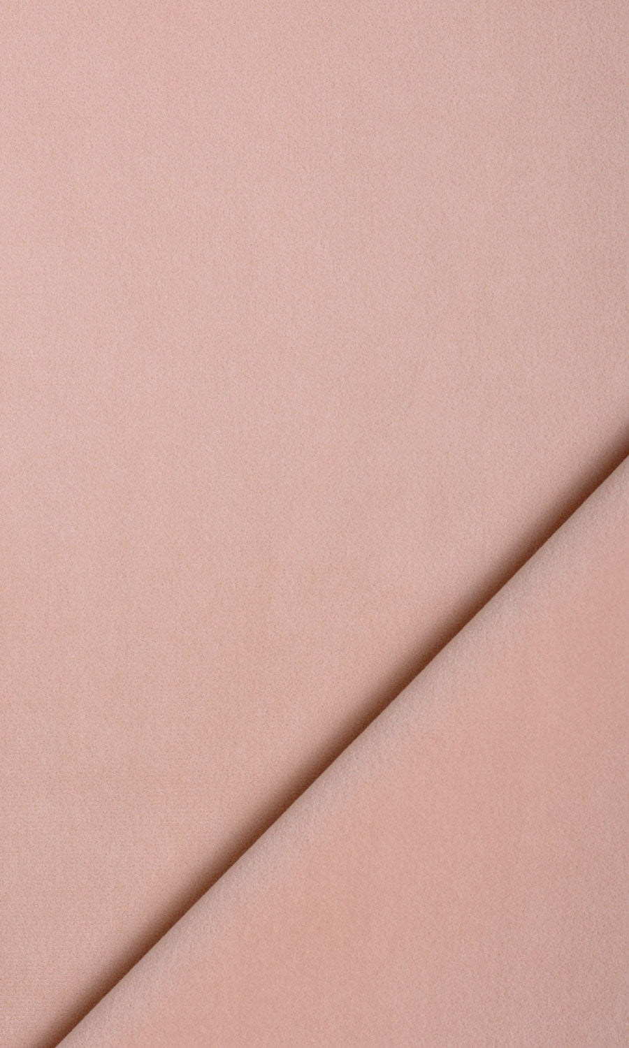 Velvet Fabric Material By the Metre (Peachy Pink)