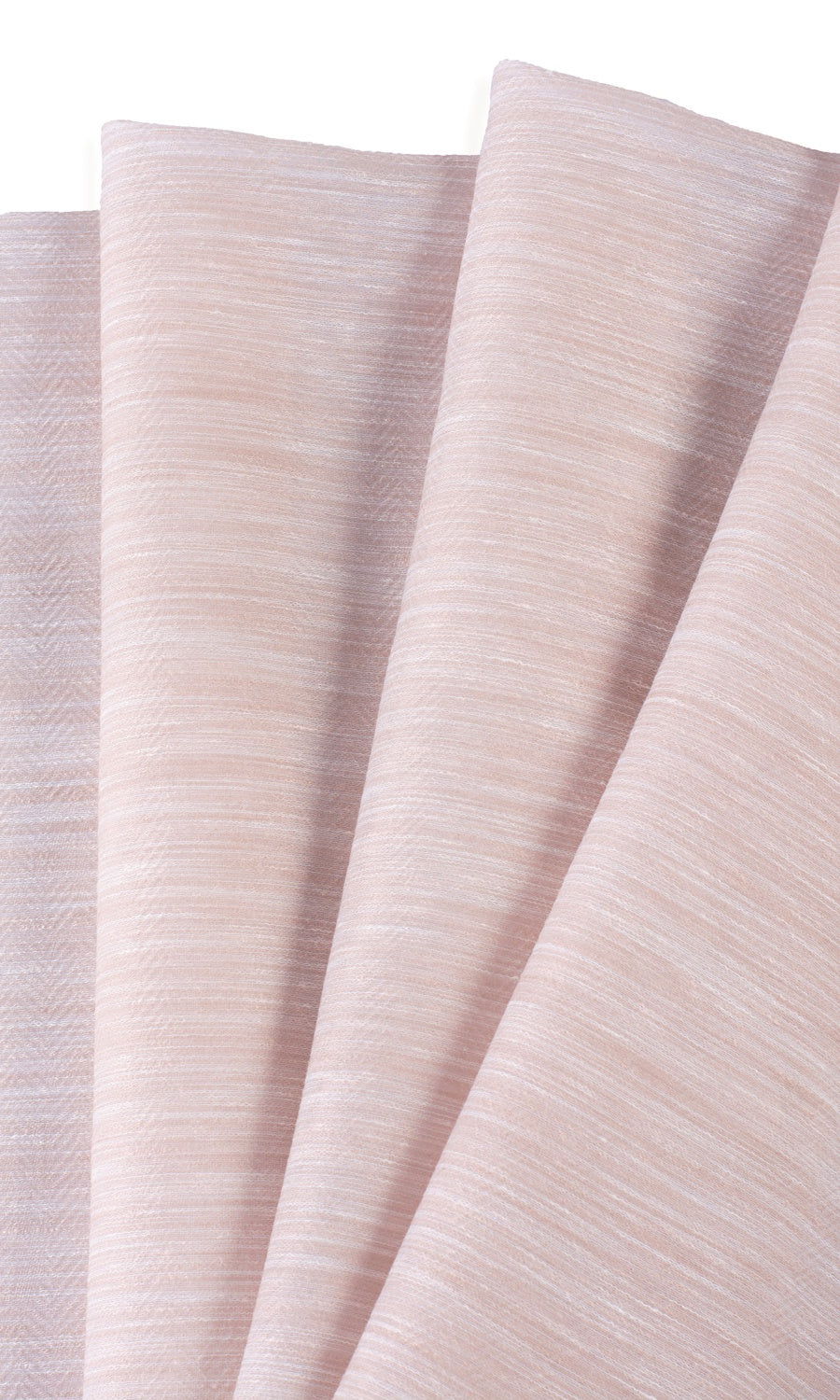 Textured Sheer Made-to-Measure Roman Blinds (Peach/ Pink)