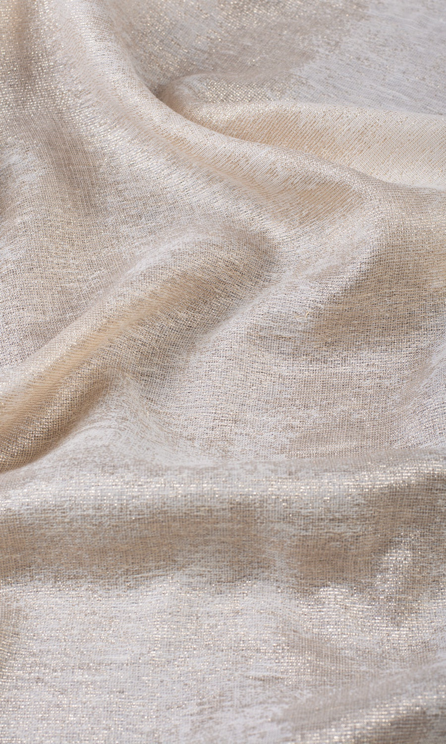 Textured Made-to-Measure Roman Blinds (Ivory/ Golden)