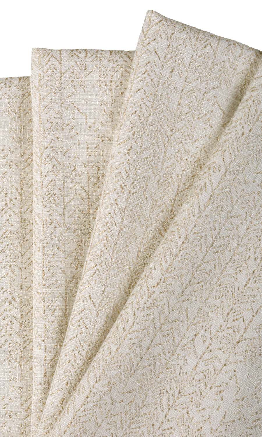 Herringbone Print Made-to-Measure Roman Blinds (Off White/ Pale Beige)