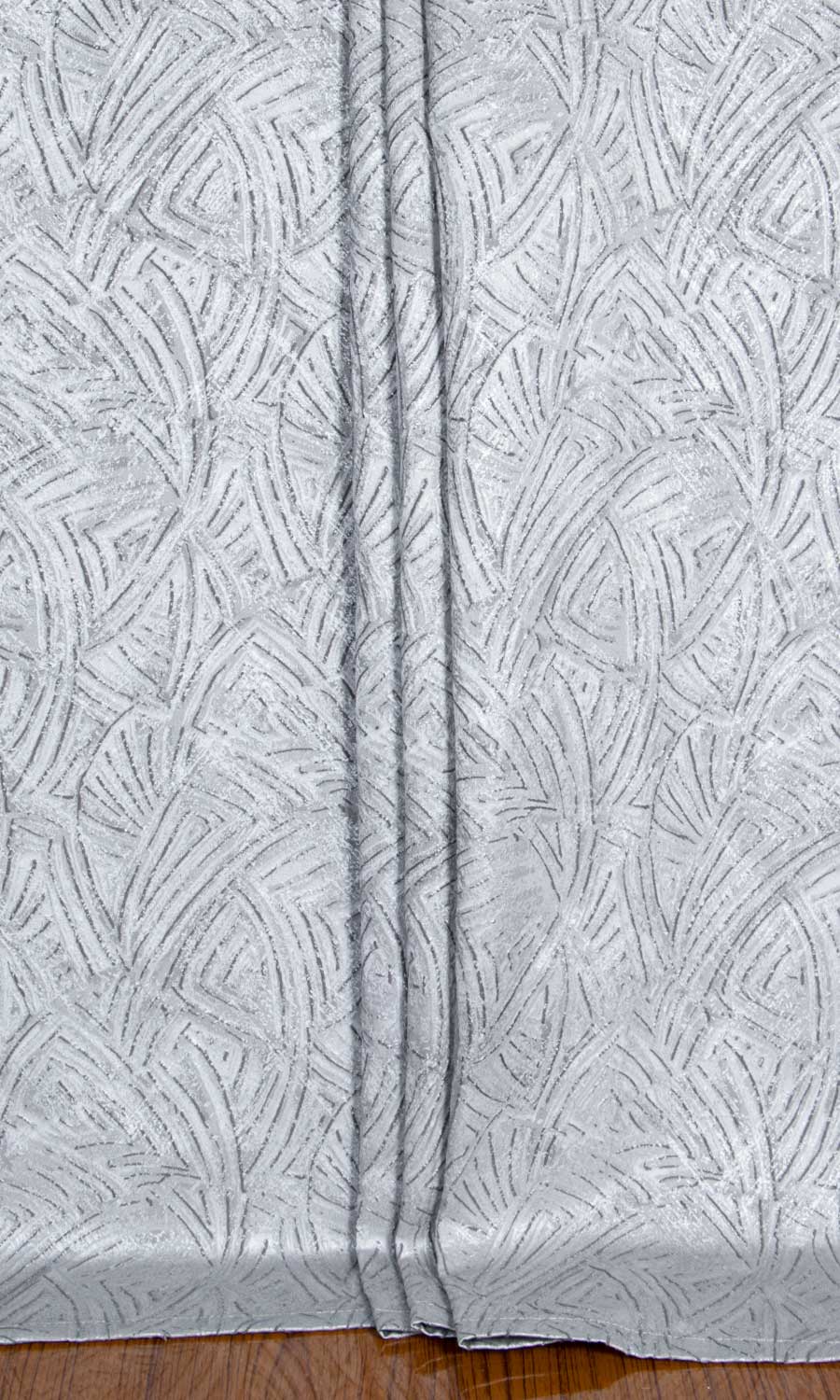 Self-Patterned Poly-Cotton Flat, Plain, Fake, Faux, European Relaxed Roman Blinds (Steel Grey)