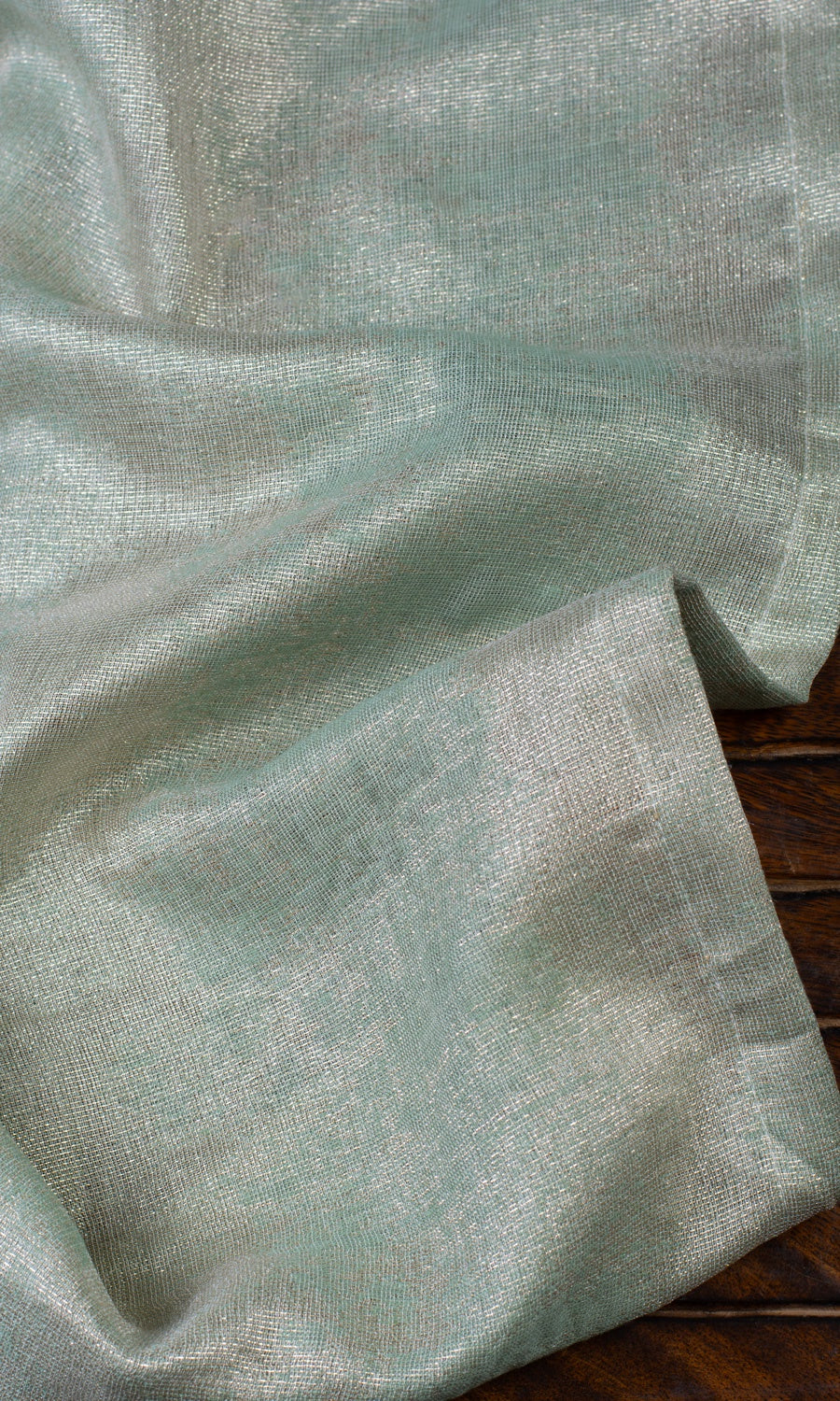 Textured Flat, Plain, Fake, Faux, European Relaxed Roman Blinds (Seafoam Green/ Gold)