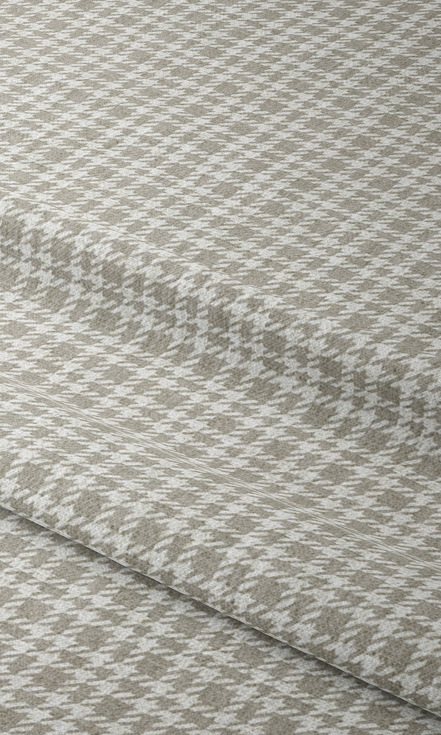 Check Patterned Window Treatments Fabric By the Metre (Grey/ White)