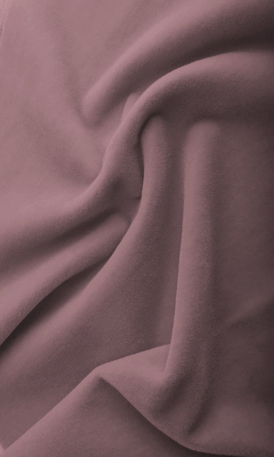 Velvet Flat, Plain, Fake, Faux, European Relaxed Roman Blinds (Dusty Pink)