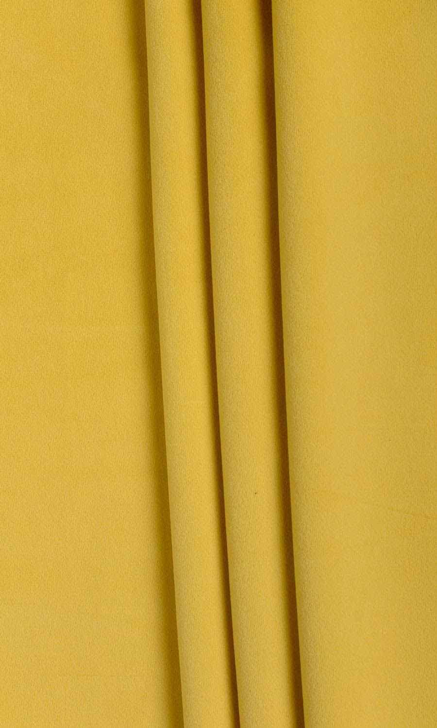 Velvet Fabric Blinds (Yellow) Extra Long Short Wide