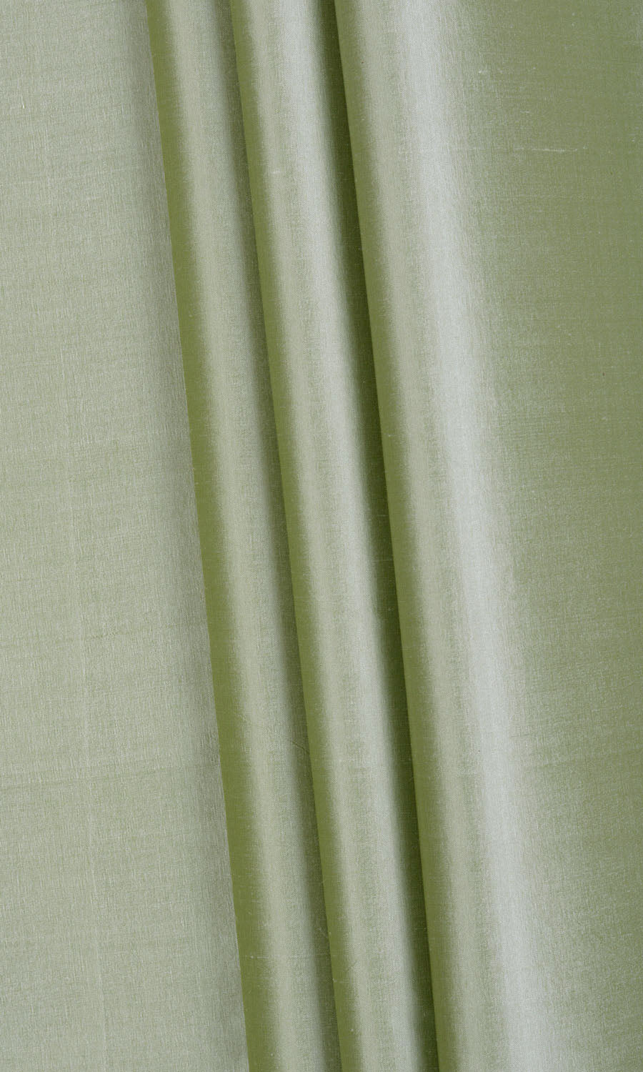 Shantung Silk Fabric By the Metre for Roman Blinds & Shades (Celadon Green)