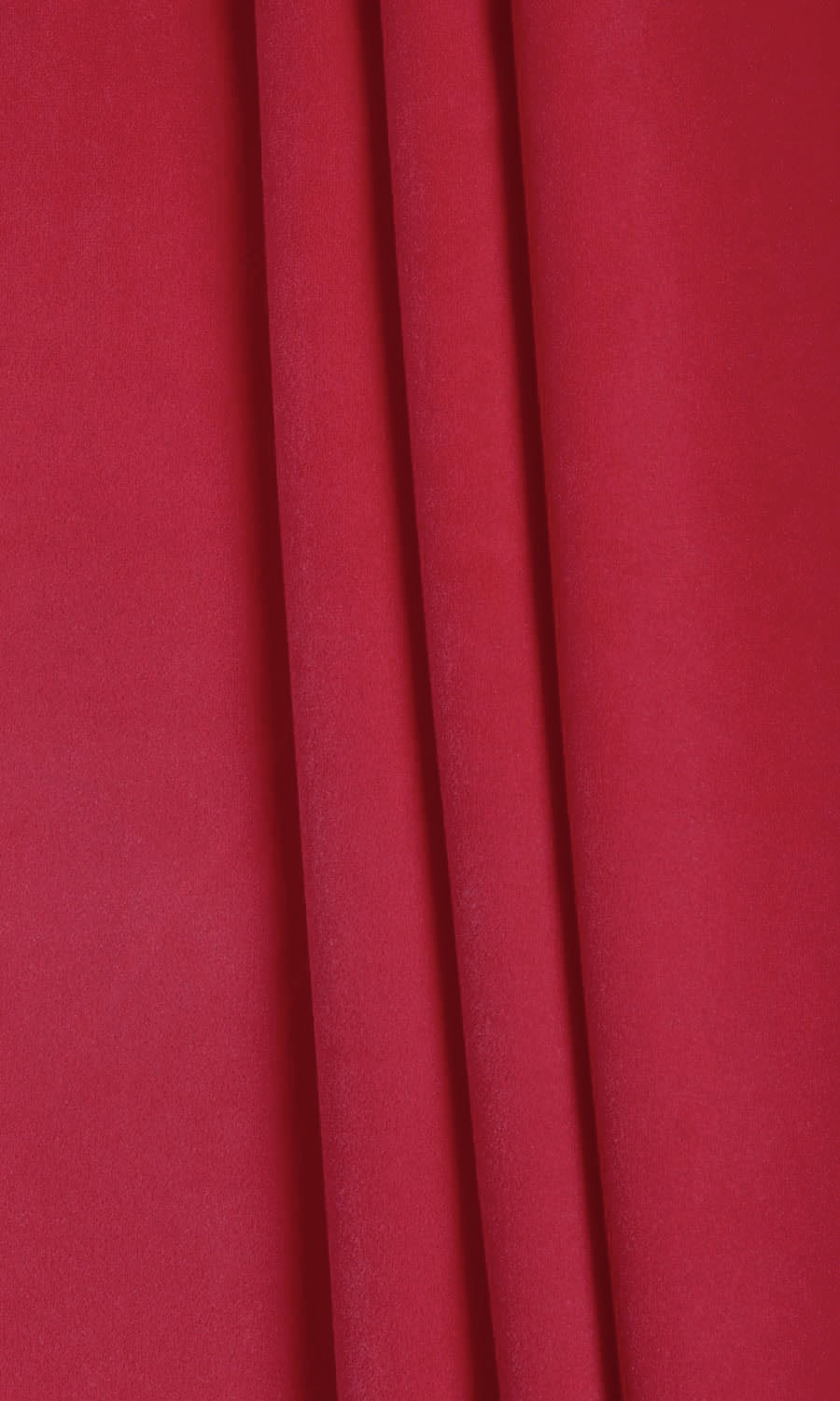 Velvet Free Fabric Material Sample (Raspberry Red/ Pink)