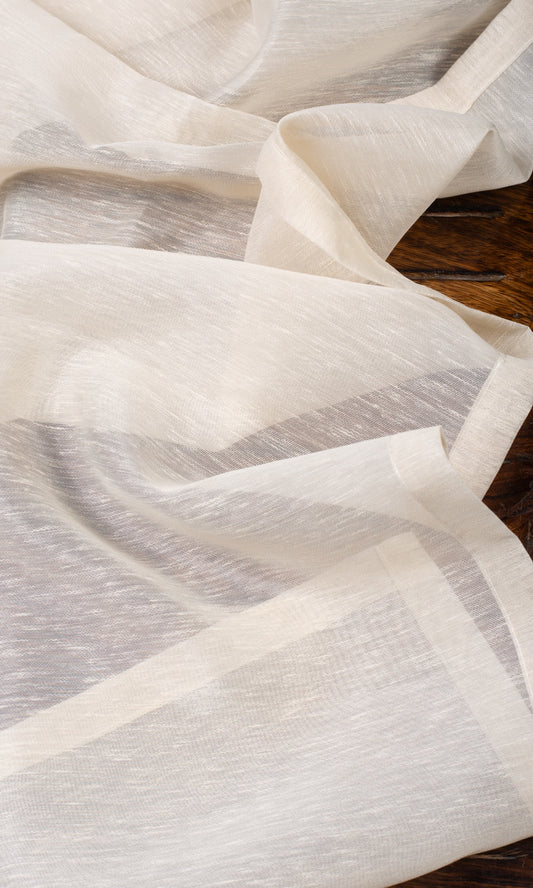 Plain Sheer Blinds (Warm Ivory)