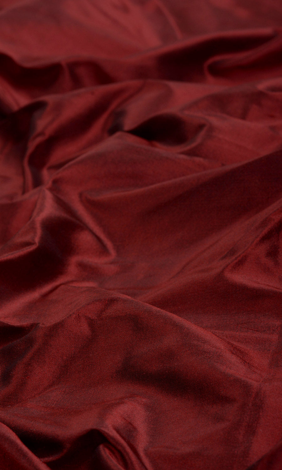 Shantung Silk Home Textile Fabric Material By the Metre (Burgundy Red)