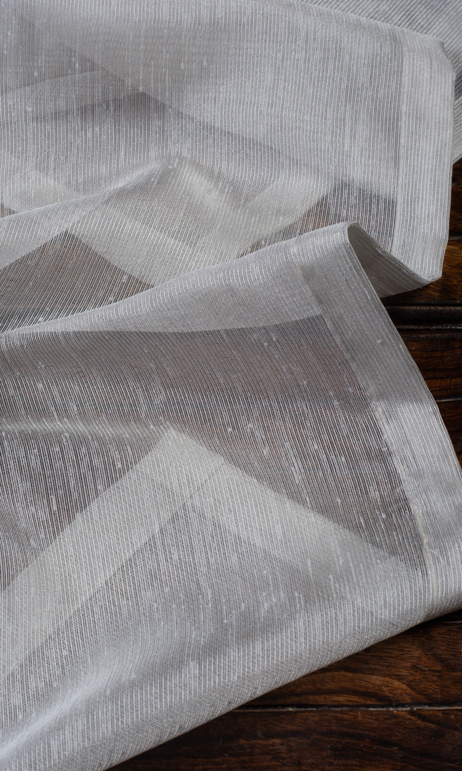 Sheer Flat, Plain, Fake, Faux, European Relaxed Roman Blinds (Silver-Gray)