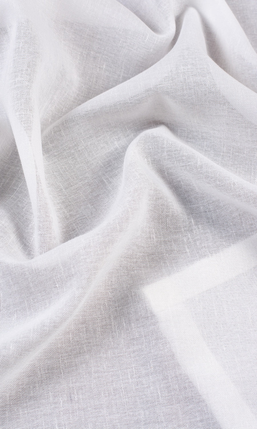 Plain Sheer Made-to-Measure Roman Blinds (White)