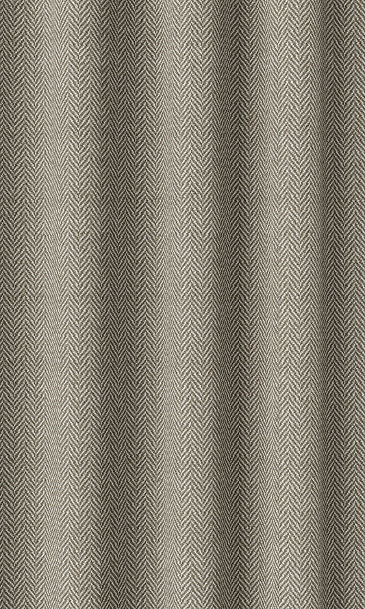 Herringbone Textured Home Décor Fabric By the Metre (Beige)