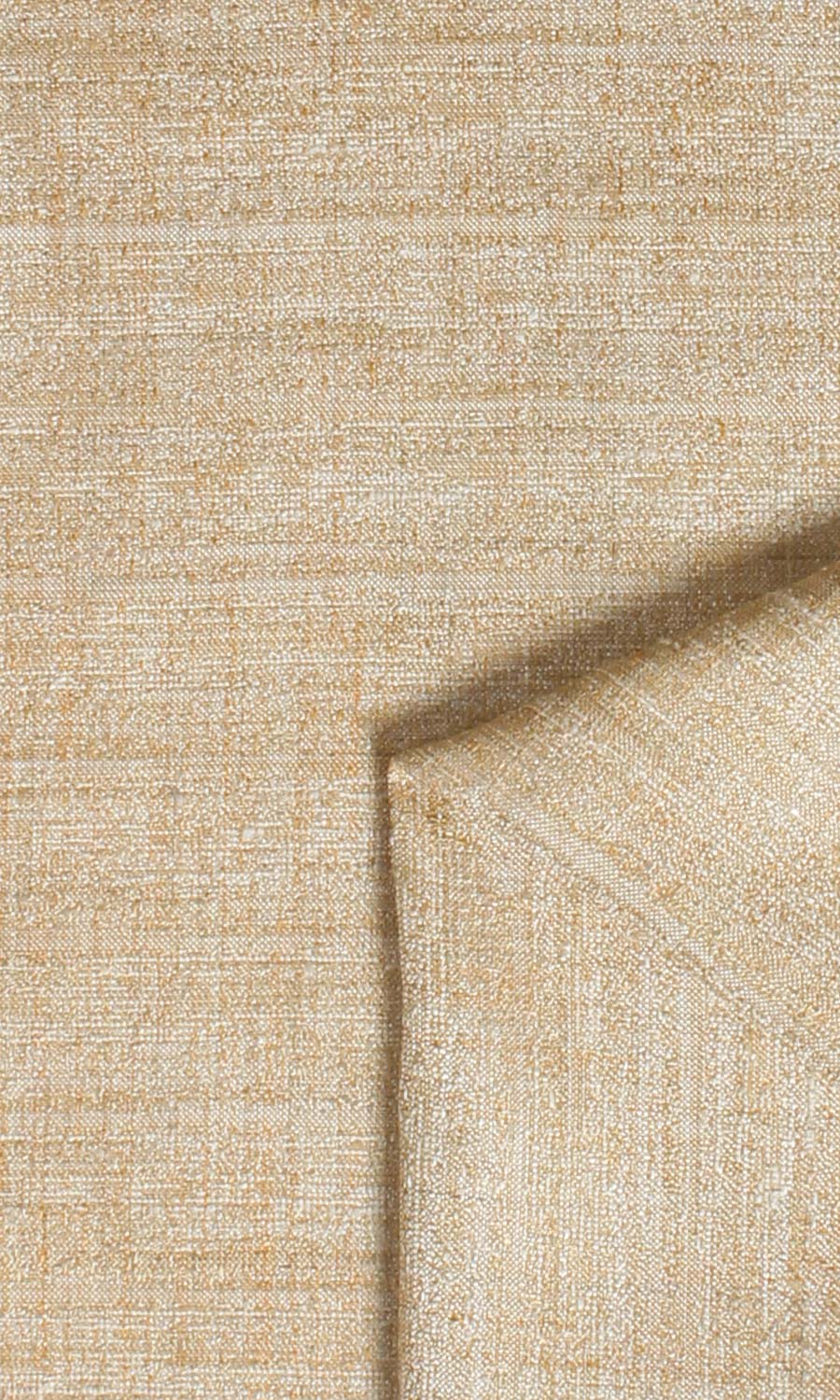 Faux Silk Textured Flat, Plain, Fake, Faux, European Relaxed Roman Blinds (Golden Beige)