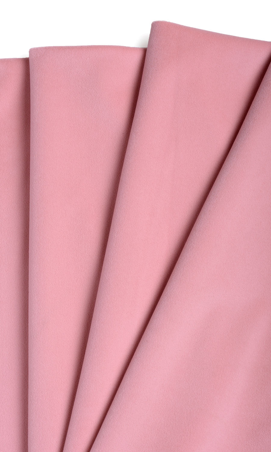 Velvet Made-to-Measure Roman Blinds (Soft Pink)