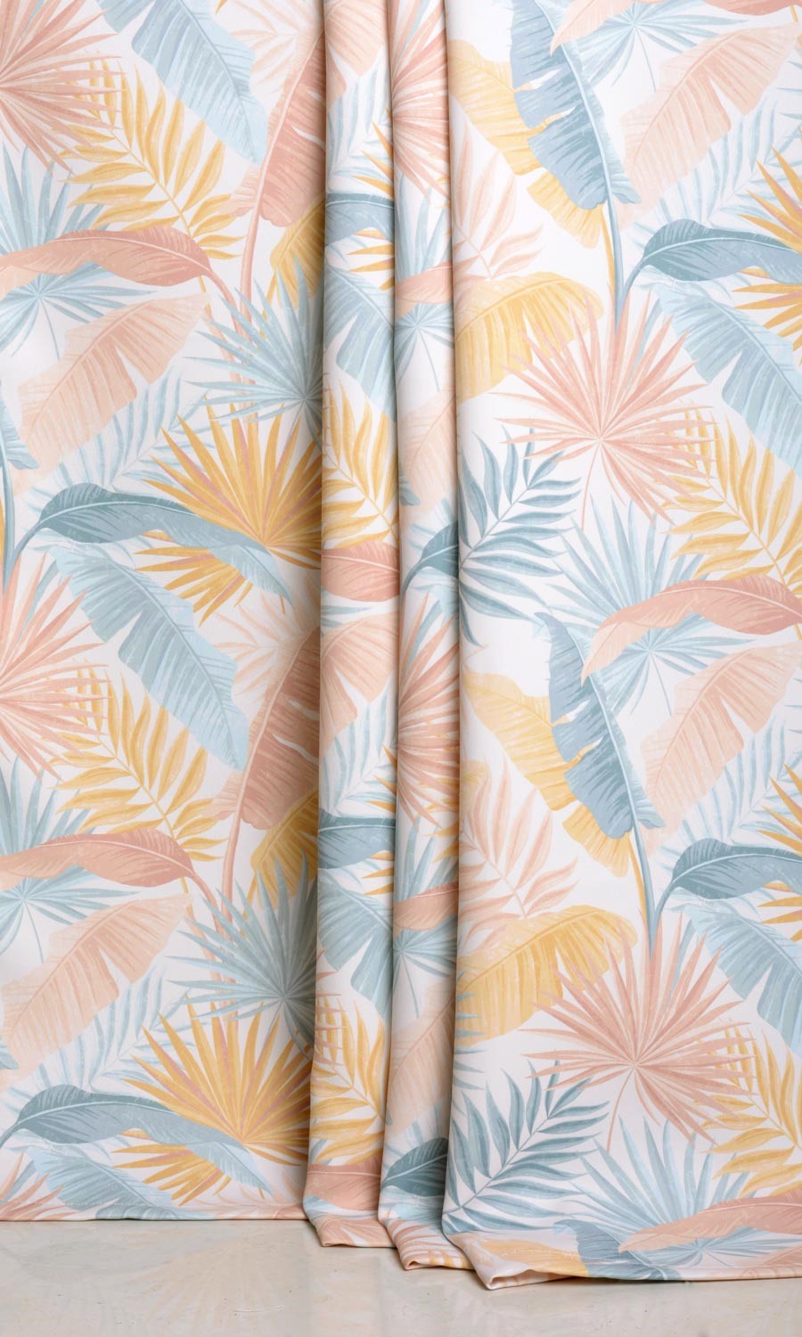 Botanical Floral Blinds (Pink/ Blue/ Yellow) for Living, Bedroom, Kitchen, Bathroom
