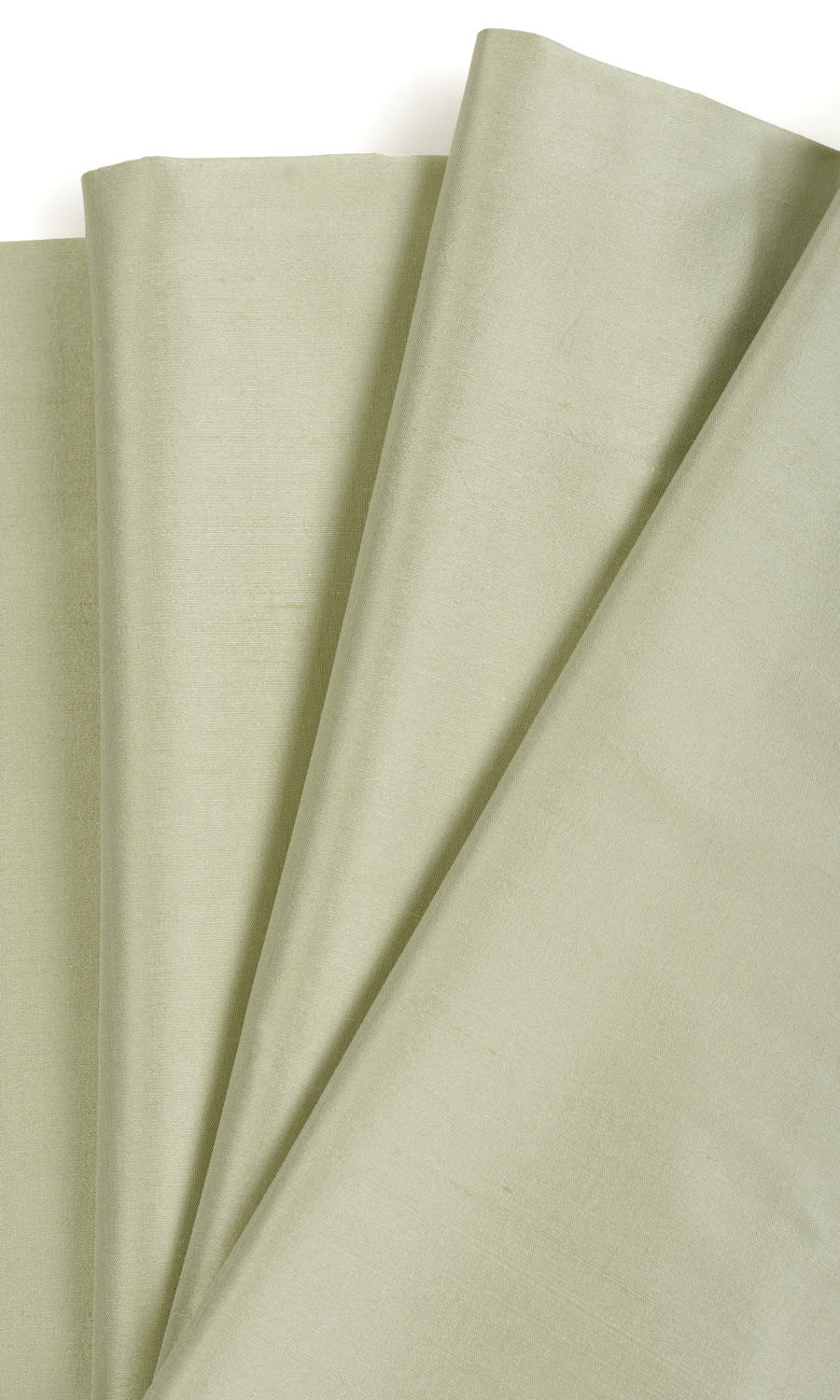 Shantung Silk Flat, Plain, Fake, Faux, European Relaxed Roman Blinds (Olive/ Sage Green)