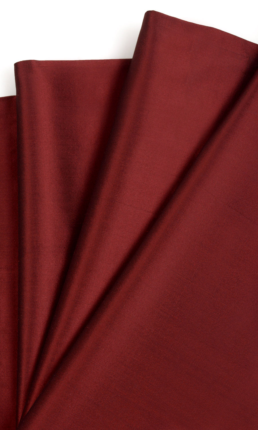 Shantung Silk Roman Blinds (Burgundy Red) Extra Long Short Wide
