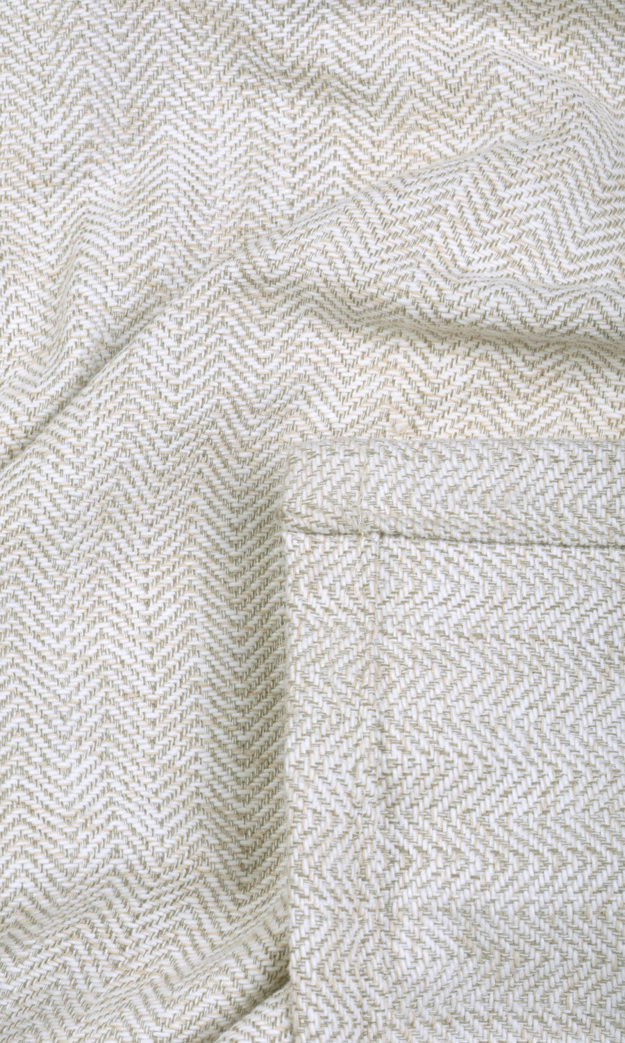 Cotton Free Fabric Material Sample (Cream)