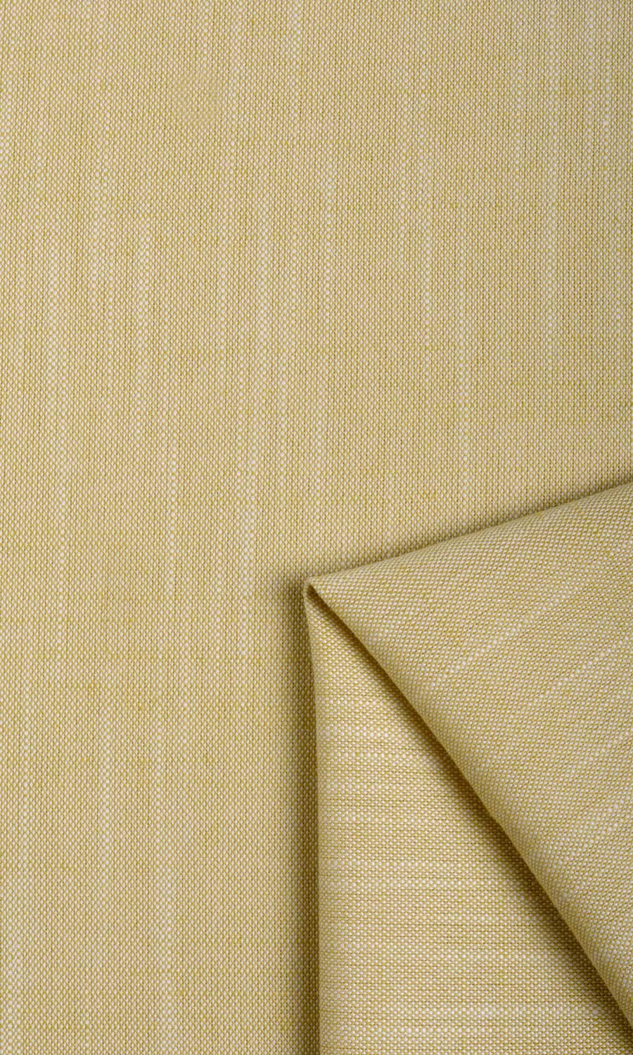 Plain Linen Texture Home Textile Fabric Material Sample (Yellow)