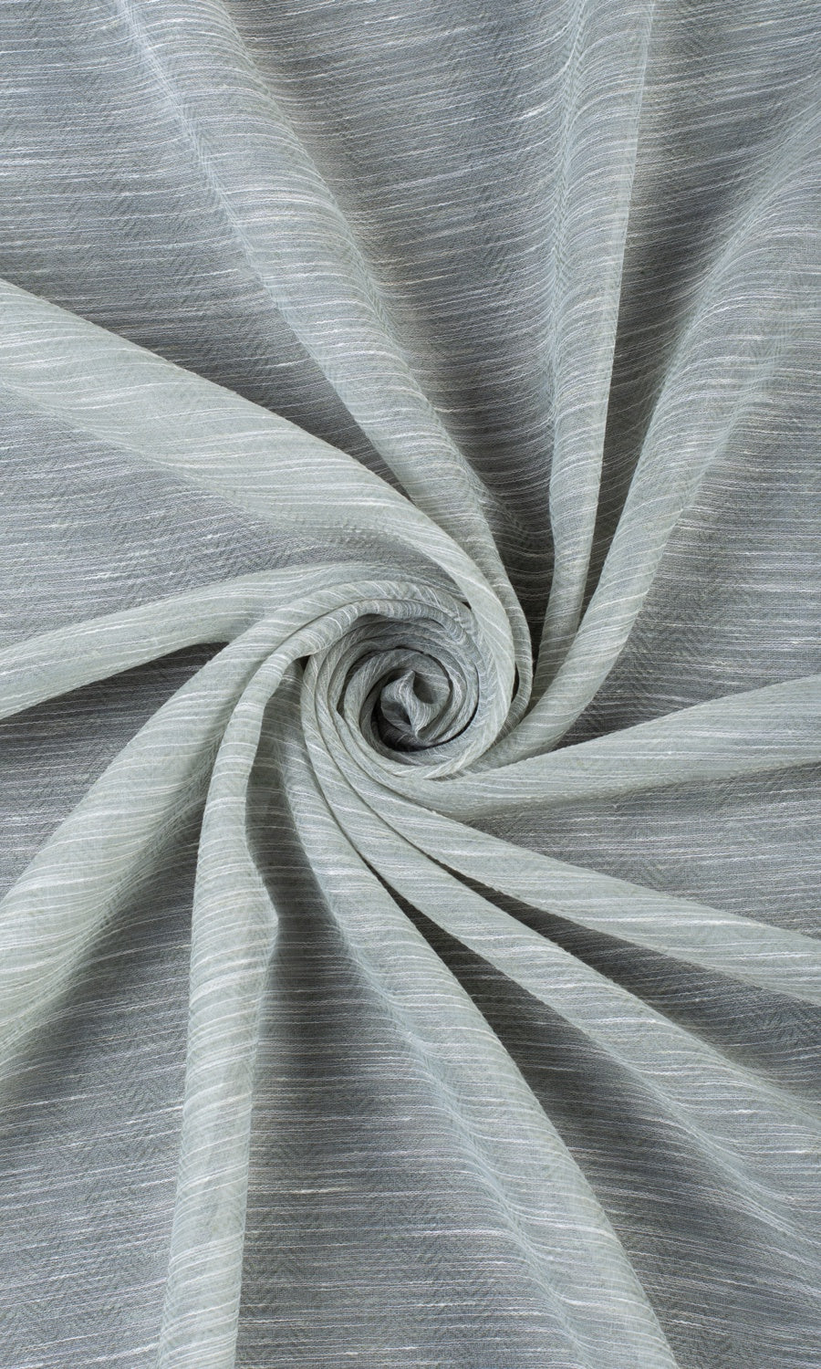 Textured Sheer Window Treatments Fabric By the Metre (Grey-Green)