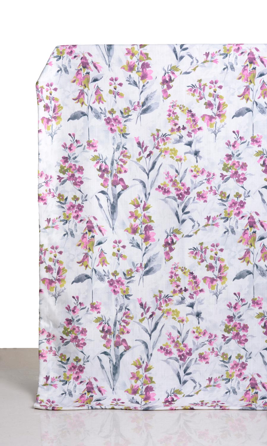 Floral Print Roman Blinds (Pink/ Grey) for Living, Bedroom, Kitchen, Bathroom